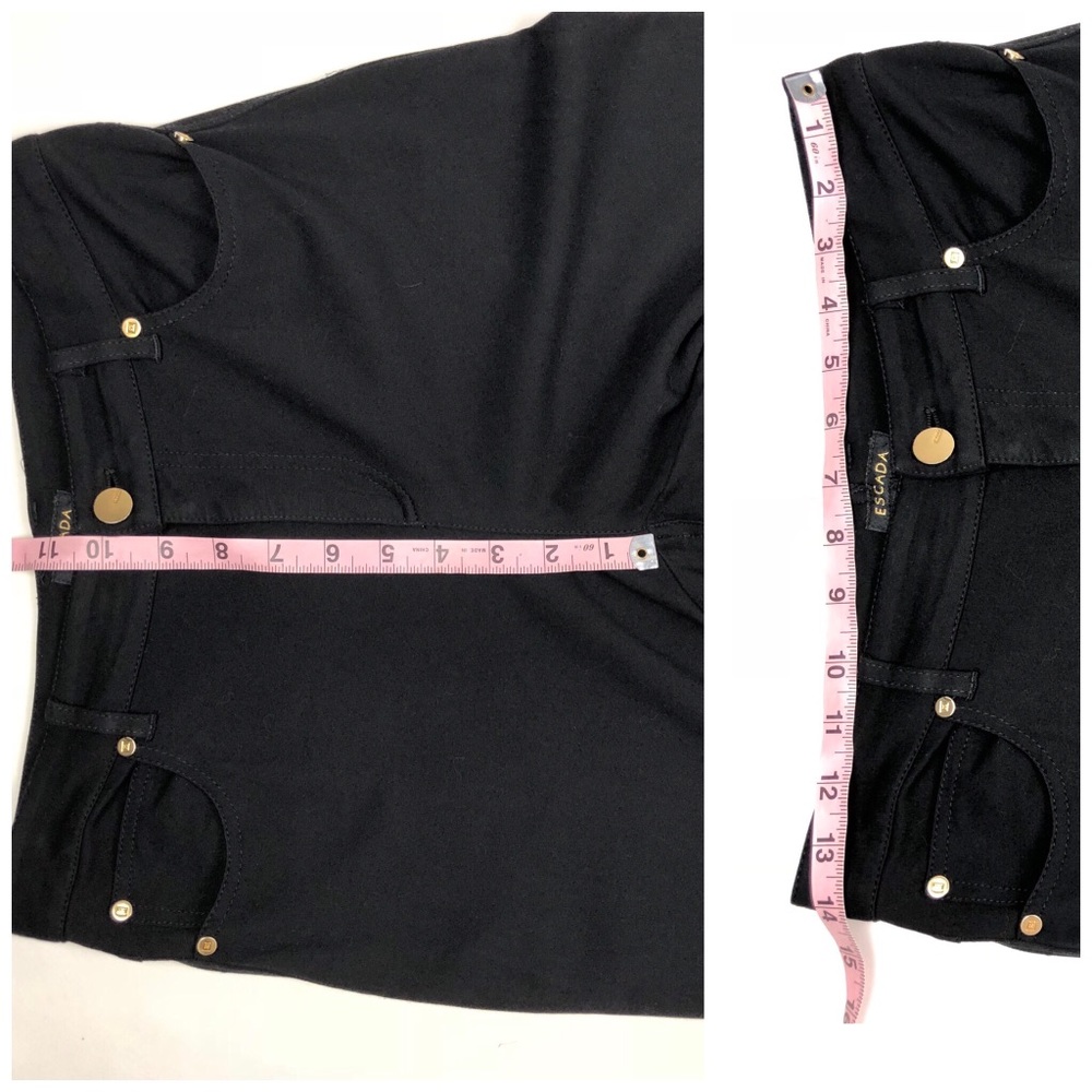 ESCADA Women's Black Viscose Blend Pants - Picture 6 of 8